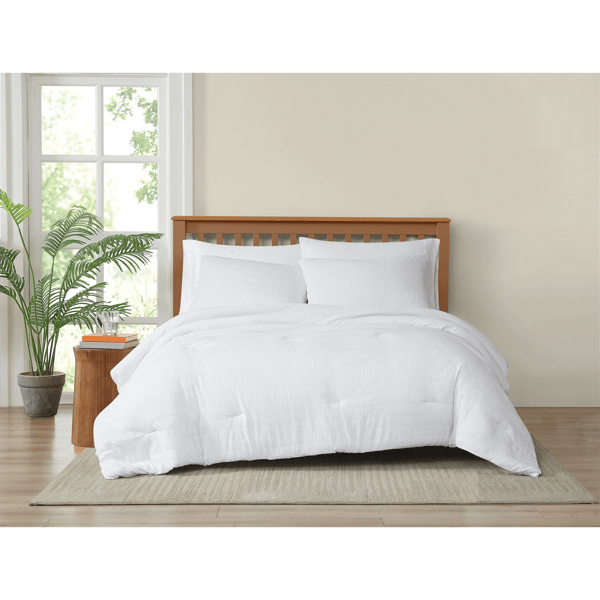 Truly Soft Crinkle Garment Wash 3pc. Comforter Set alternate view