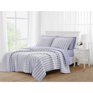 The Farmhouse by Rachel Ashwell Wide Ticking Stripe 3pc Quilt Set