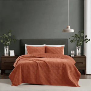 Brooklyn Loom Corduroy Pinsonic 3pc. Quilt Set
