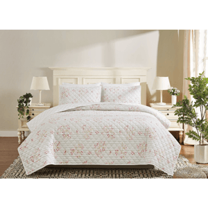 Cottage Classics Emma Floral 3pc. Quilt Set
