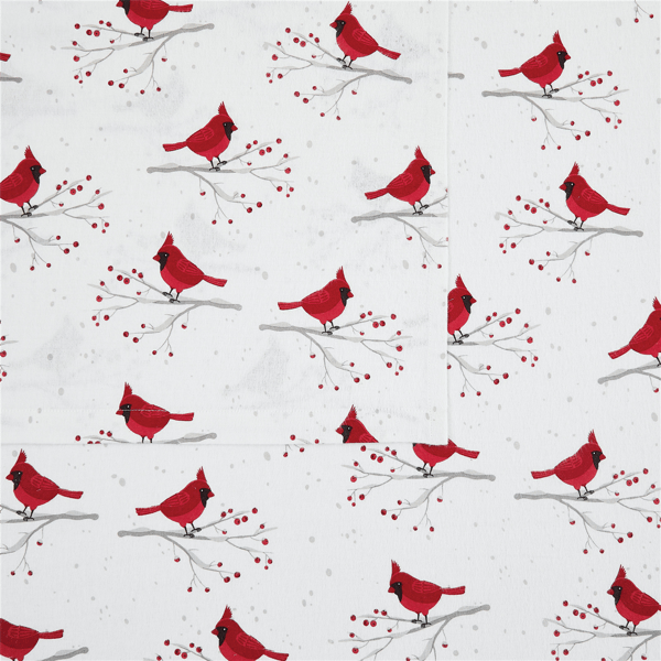 Truly Soft Cardinals Flannel Sheet Set alternate view