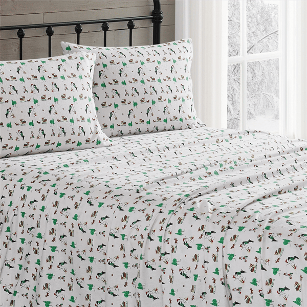 Truly Soft Holiday Dogs Flannel Sheet Set alternate view
