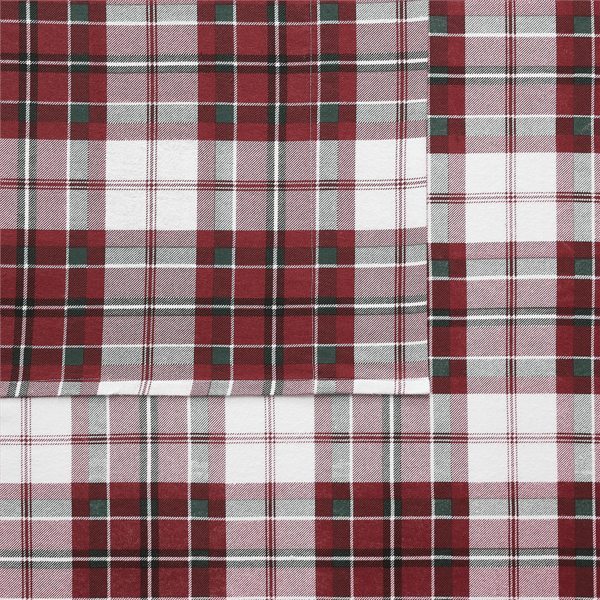 Truly Soft Holiday Plaid Flannel Sheet Set alternate view