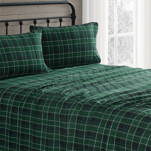 Truly Soft Tartan Plaid Flannel Sheet Set alternate view