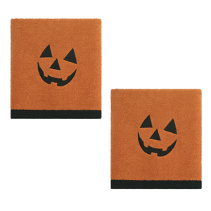 Avanti Jack-O-Lantern Halloween 2pk.Embroidered Hand Towels