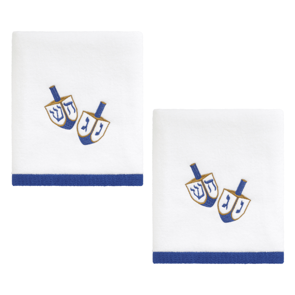 Avanti Dreidel 2pk. Hand Towel Set