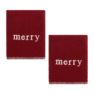 Avanti Merry 2pc. Hand Towels Set