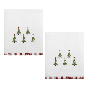 Avanti Ribbon Tree 2pc. Hand Towels
