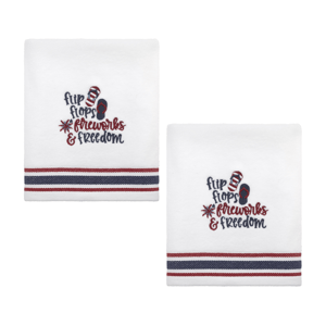 Avanti Flip Flop Flag 2pk. Hand Towel Set