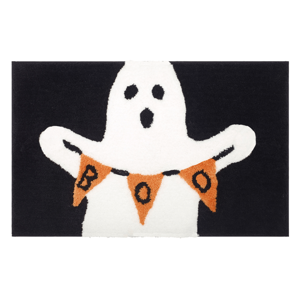 Avanti Ghost Boo Halloween Bath Rug