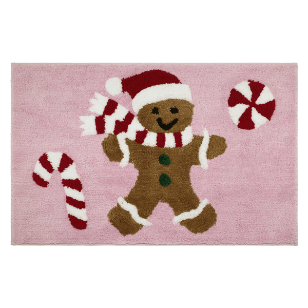 Avanti Gingerbread Man Bath Rug