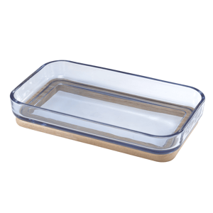 IZOD(R) Cove Blue Glass Tray