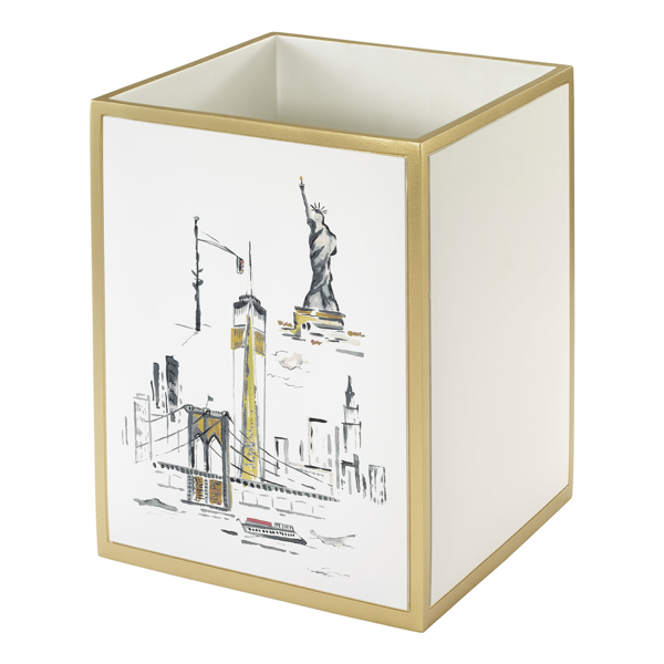 Nicole Miller City Girl Wastebasket
