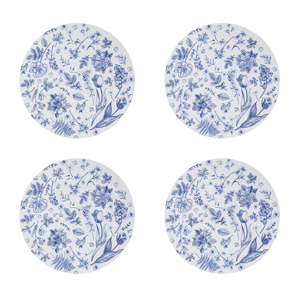 Avanti Ashford Woven Braided Round Placemats - Set of 4