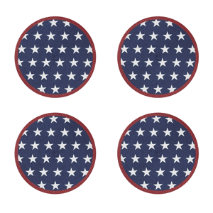 Avanti Liberty Woven Braided Round Placemates - Set of 4