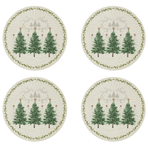 Avanti Trees Round Placemats - Set of 4