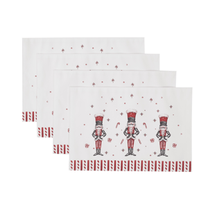 Avanti Nutcracker Candy Placemat - Set of 4