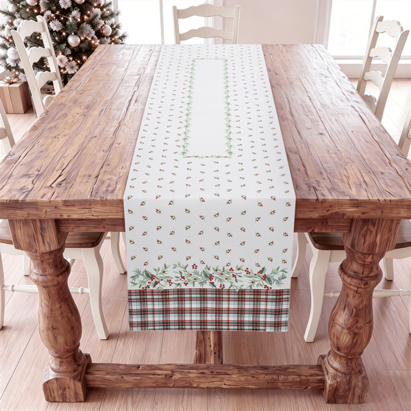 Avanti Holly Plaid Runner - 14x72