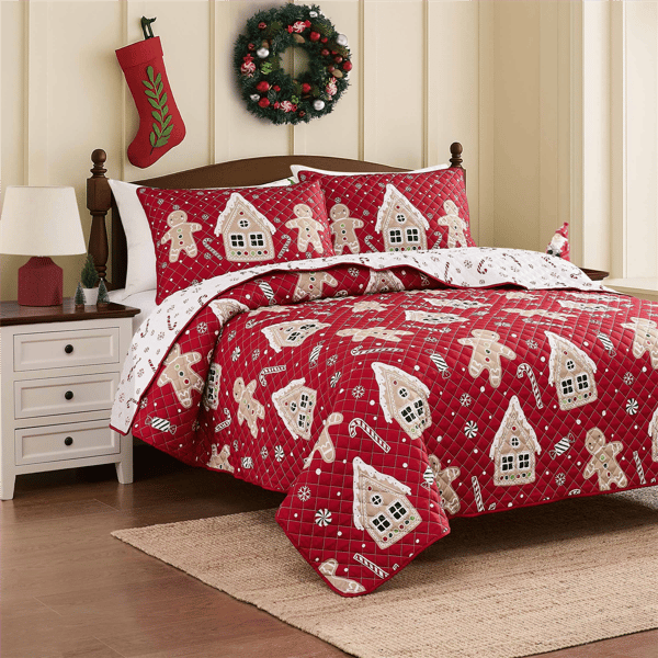 Avanti Holiday Lane 3pc. Reversible Quilt Set