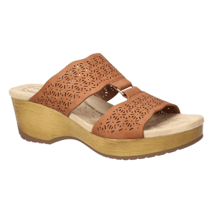 Womens Easy Works by Easy Street Rin Slip-Resistant Wedge Sandals
