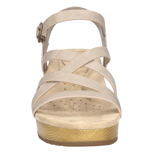 Womens Easy Works by Easy Street Monroe Strappy Wedge Sandals alternate view