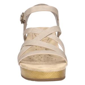 Womens Easy Works by Easy Street Monroe Strappy Wedge Sandals alternate view
