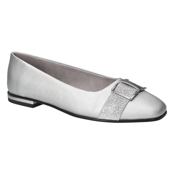 Womens Easy Street Keely Square Toe Flats
