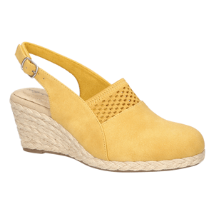 Womens Easy Street Aloha Espadrille Wedges Heels