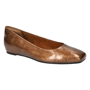 Womens Easy Street Crescent Square Toe Flats