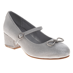 Little Girls Badgley Mischka(R) Glitter Mary Jane Dress Pumps