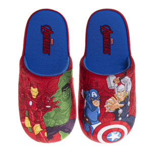 Big Boys Marvel(tm) Avengers Indoor Cozy Plush Slippers