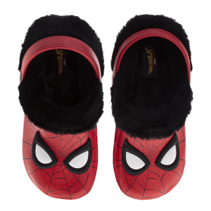 Big Boys Marvel(tm) Avengers Spider-Man Fuzzy Fleece Lined Clogs