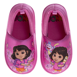 Toddler Girls Dora the Explorer Non-Slip Fluffy Slippers