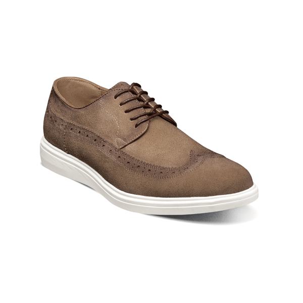 Mens Stacy Adams Trudell Wingtip Lace-Up Oxfords