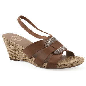 Womens White Mountain Atavi Wedge Sandals