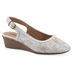 Womens Cliffs by White Mountain Boris Wedge Slingback Wedge Heels