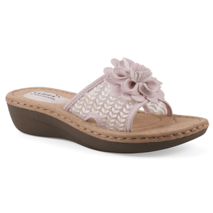 Womens Cliffs by White Mountain Chill 2 Floral Wedge Sandals