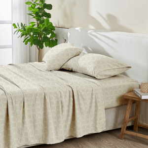 Patina Vie Maison Leiea Microfiber Grove Tiles Sheet Set