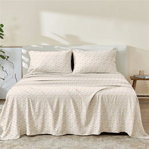 Patina Vie Maison Killian Diamond Flower Microfiber Sheet Set