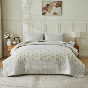 Patina Vie Maison Vintage Floral Elara 3pc. Quilt Set