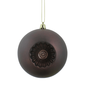 DAK 6ct.Shatterproof Matte Retro Reflector Ball Ornaments