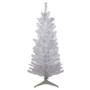 Northlight 4ft. Pink Pre-lit Iridescent Pine Christmas Tree