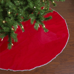 Northlight 48in. Shell Reversible Christmas Tree Skirt