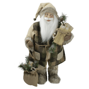 Northlight 24in. Beige Santa Claus with Gifts Christmas Figure