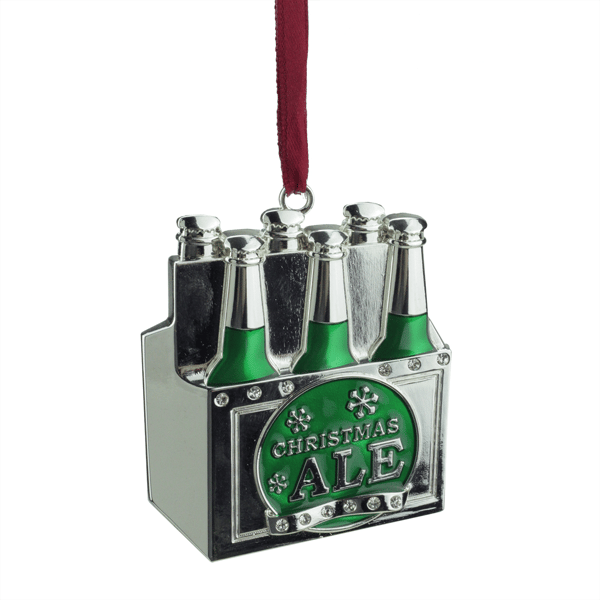 Northlight 3in. CHRISTMAS ALE Ornament with European Crystals