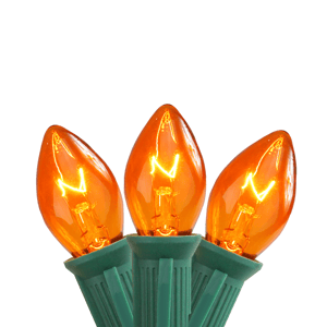 Northlight 25ct. C7 Orange Christmas String Lights