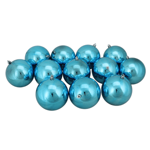 Northlight 12c. Shatterproof Shiny Christmas Ball Ornaments