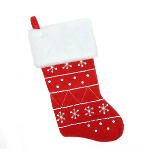 Northlight 19in. Embroidered Snowflake Cuffed Christmas Stocking