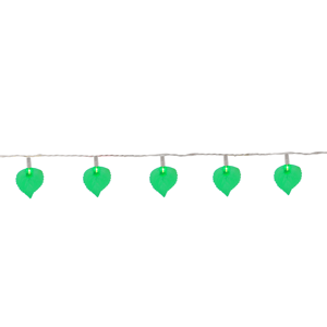 Northlight 6ft. Green Leaf Patio Novelty Christmas Light Set