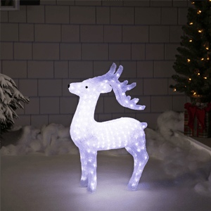 Northlight LED Commercial Grade Acrylic Reindeer Christmas Decor